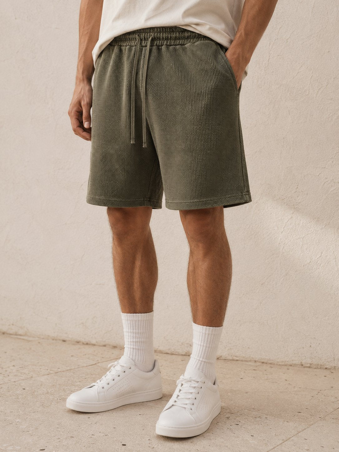 Single Waffle Shorts
