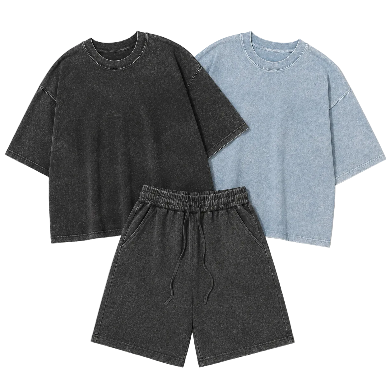 Summer Essential Bundle – 2 Tees + 1 Shorts