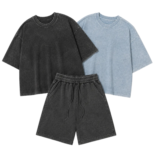 Summer Essential Bundle – 2 Tees + 1 Shorts