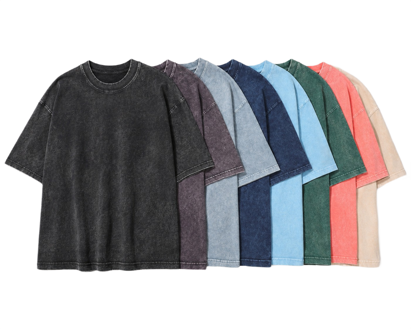 8-Pack Acid Washed Box Tee