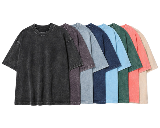 8-Pack Acid Washed Box Tee