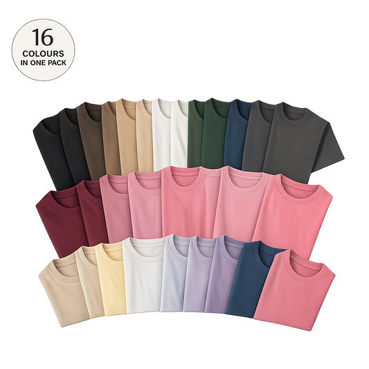 Wardrobe Essentials - 16 T-Shirt Pack