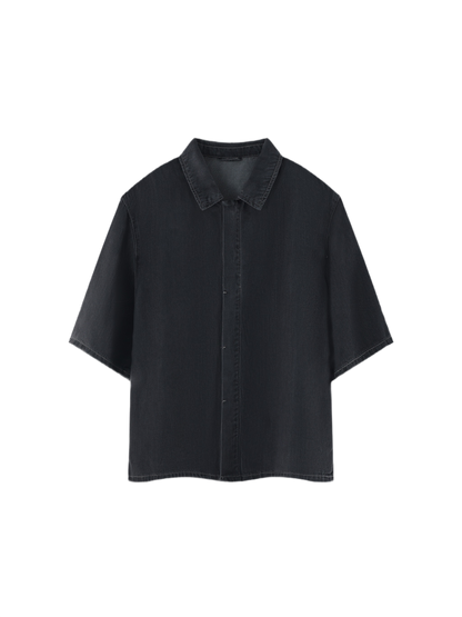 Veiled Drape Lyocell Overshirt