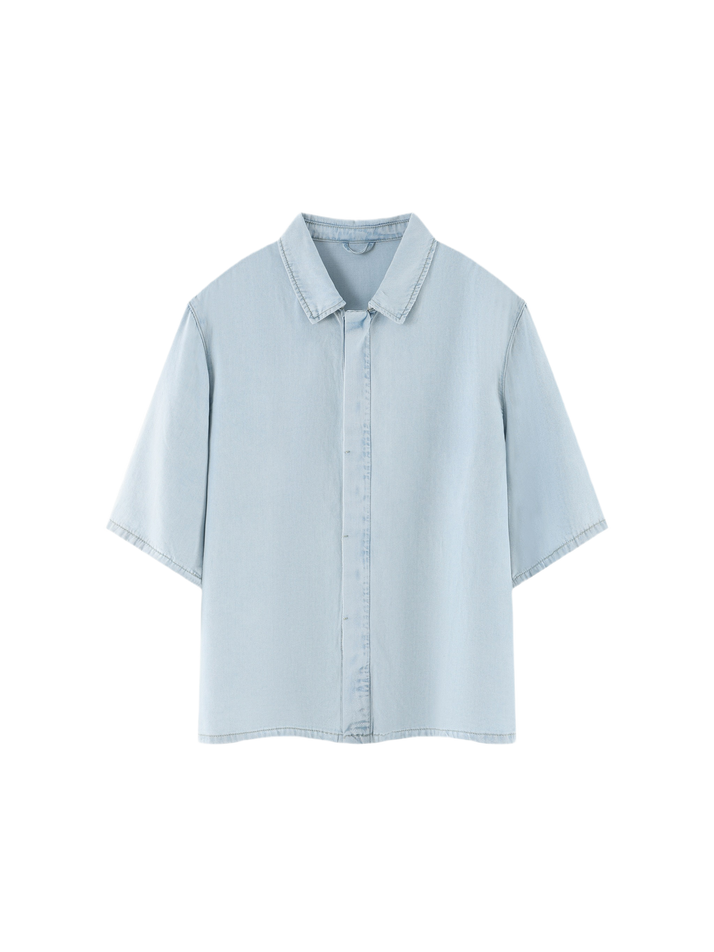 Veiled Drape Lyocell Overshirt