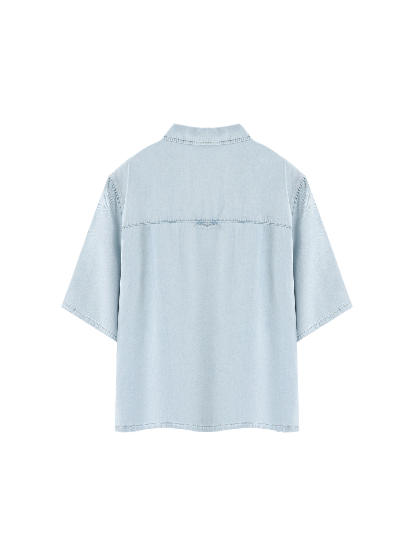Veiled Drape Lyocell Overshirt