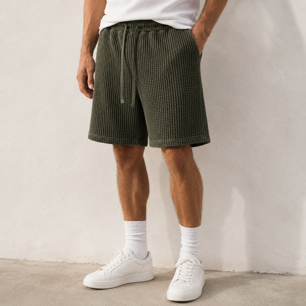 3-Pack Mineral Waffle Shorts